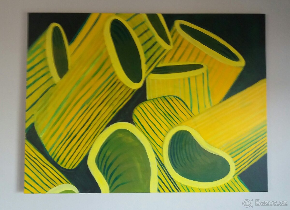 Obraz na plátně akryl – těstoviny - 2