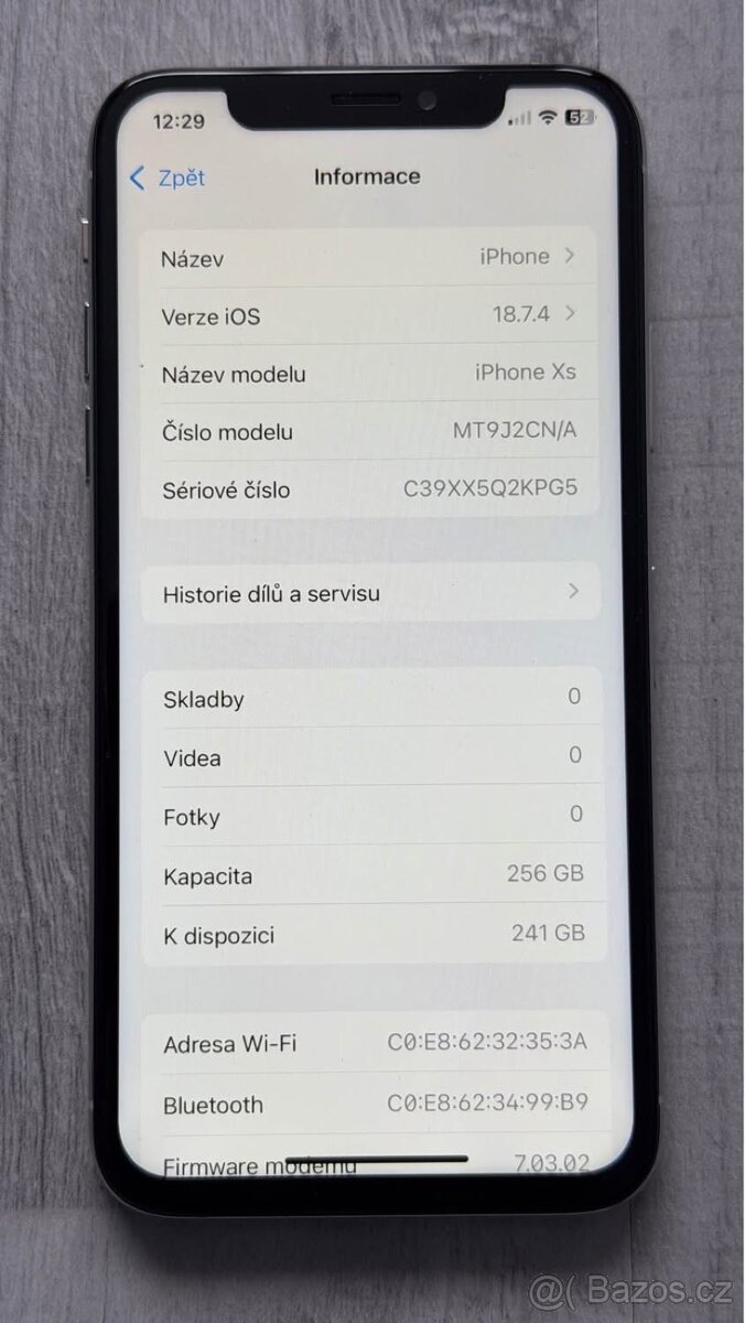 Apple iPhone XS 256GB 92% - 2