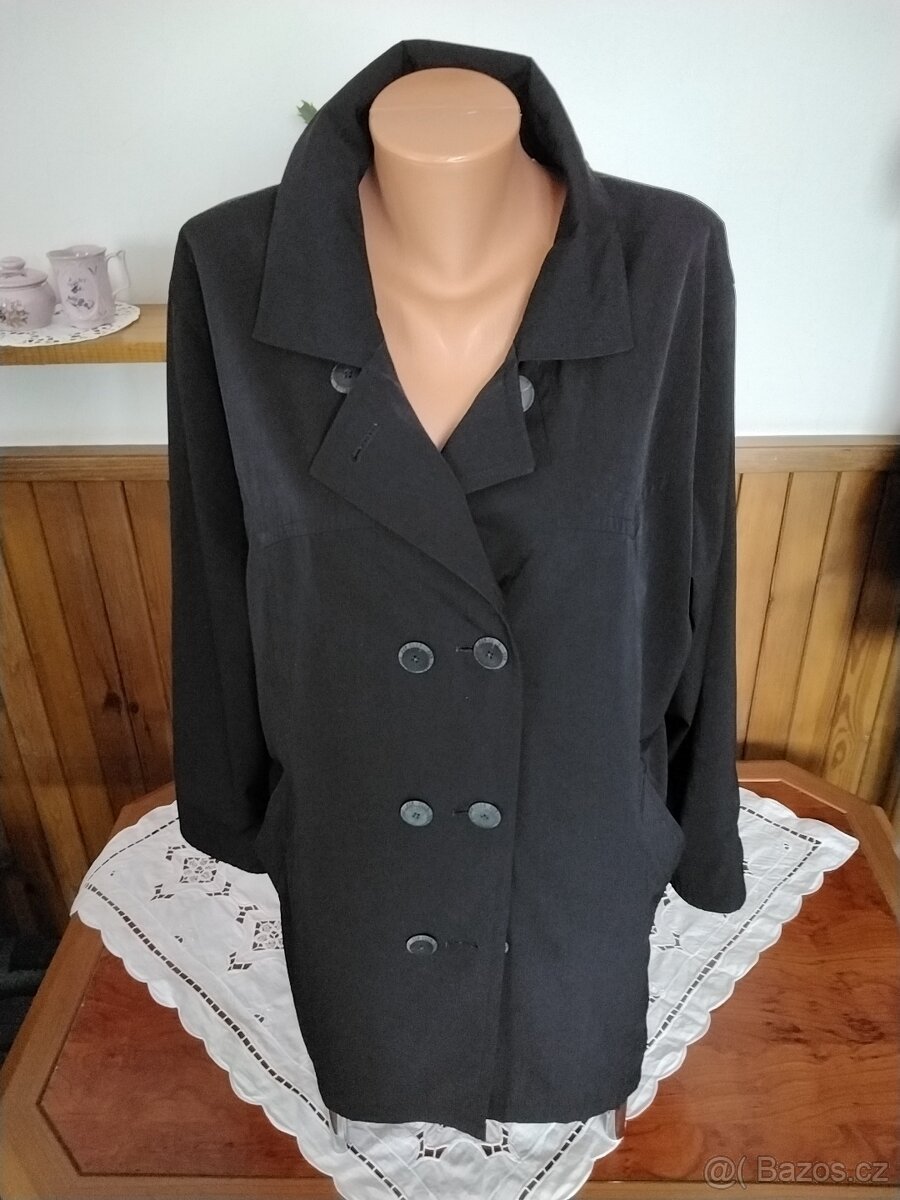 Černý 3/4 kabatek - 2