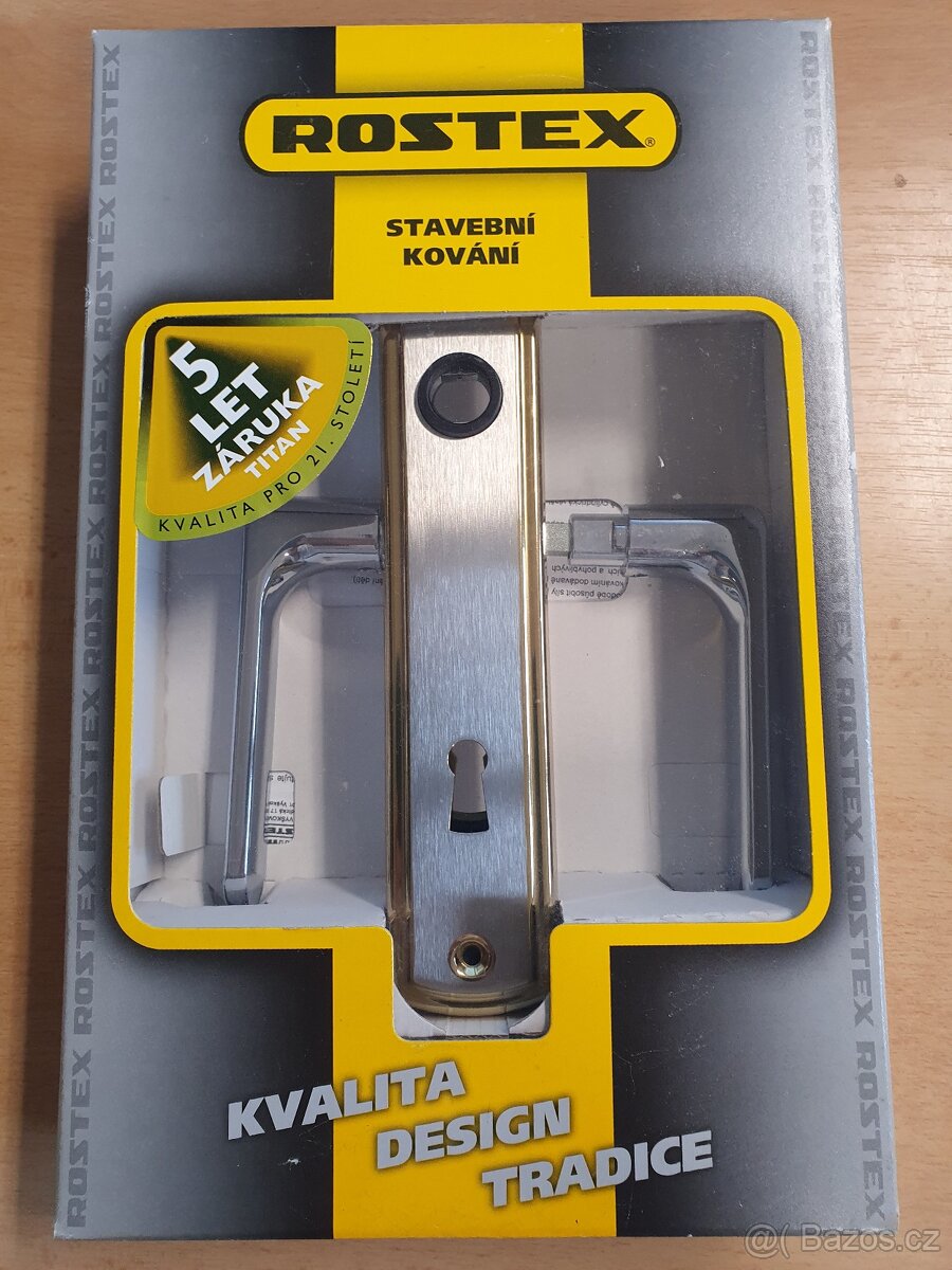 Dveřní kování PROFIO Rostex stříbrnozlaté - 2