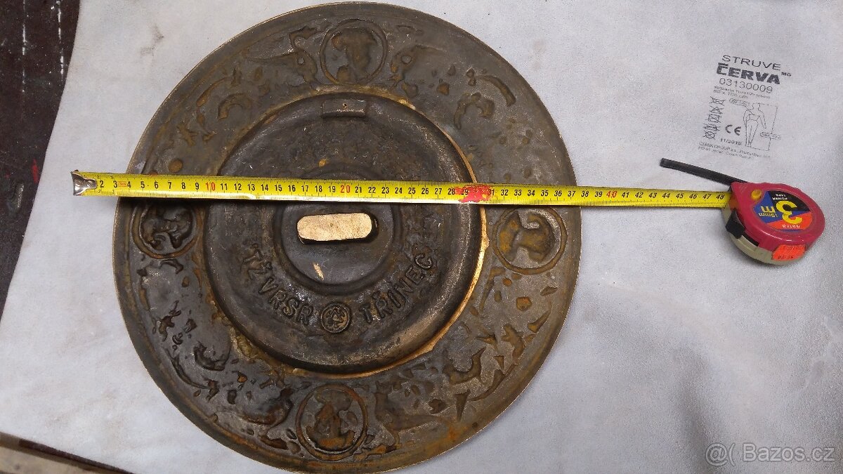 Bronzová plaketa, talíř - 2