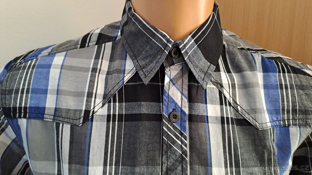 Pánská kostkovaná košile Jac&kJones/S/2x50cm - 2
