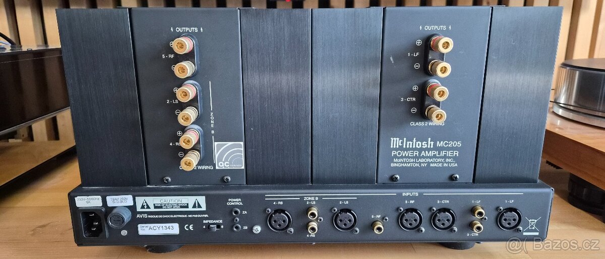 Prodam set Mcintosh mc205+ mx122 - 2