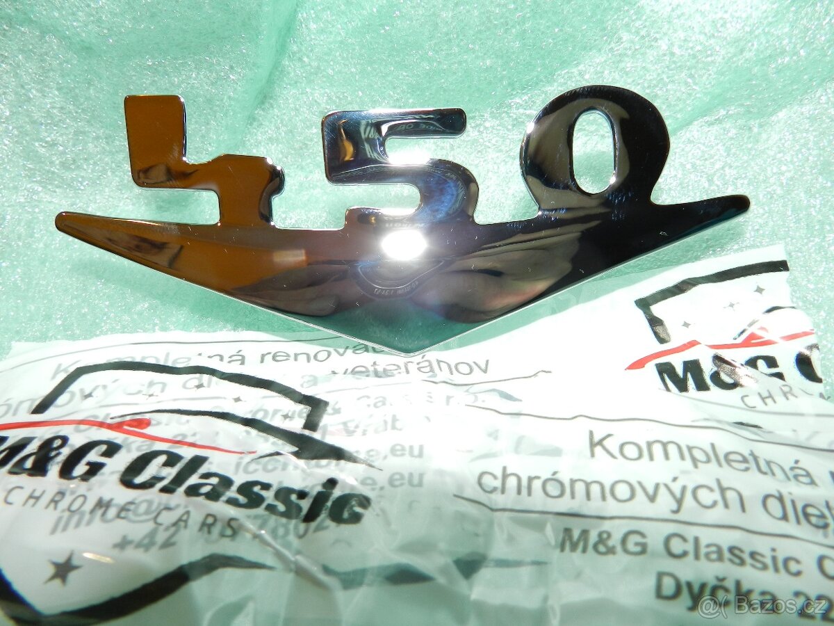 Znak 450 na přední kapotu škoda 450 - 2