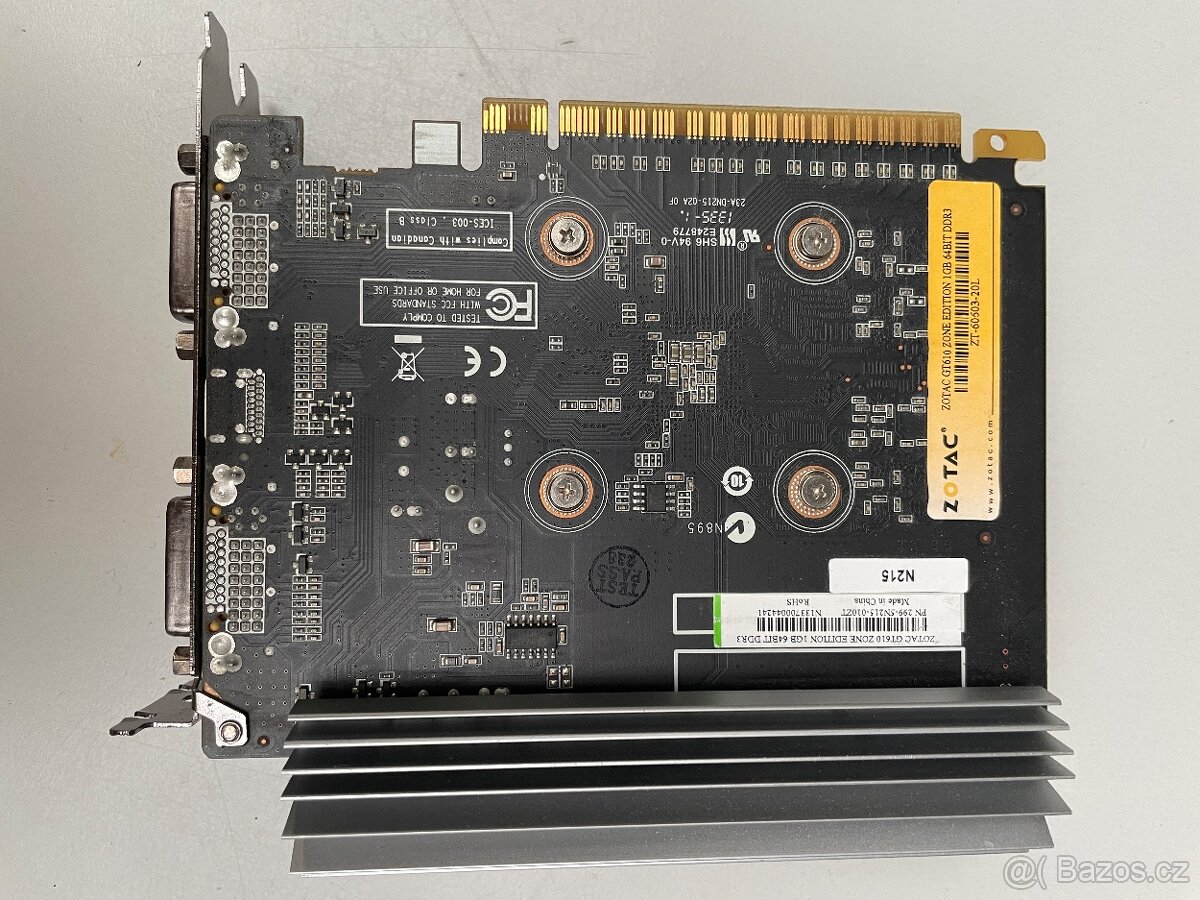 Grafická karta ZOTAC GeForce® GT 610 ZONE Edition - 2