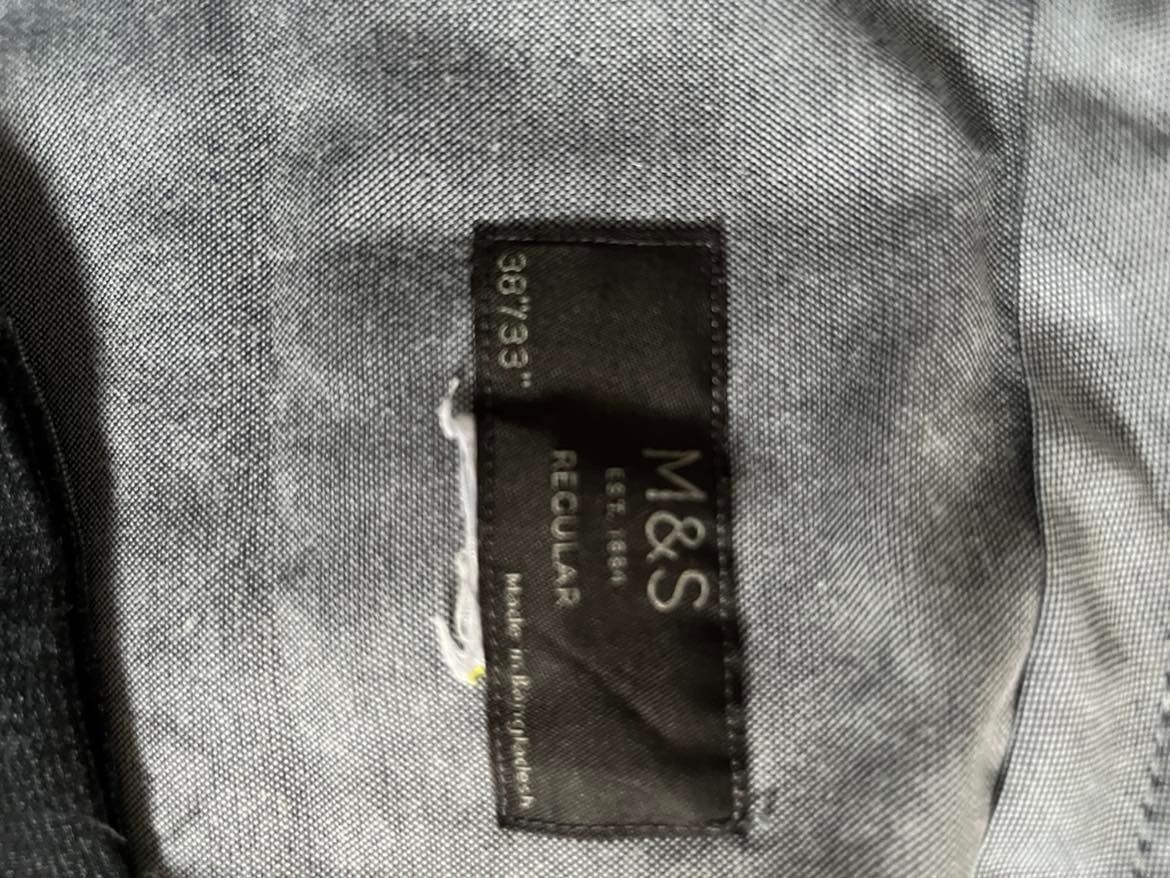 Pánské společenské kalhoty M&S vel. 38/33 - 2