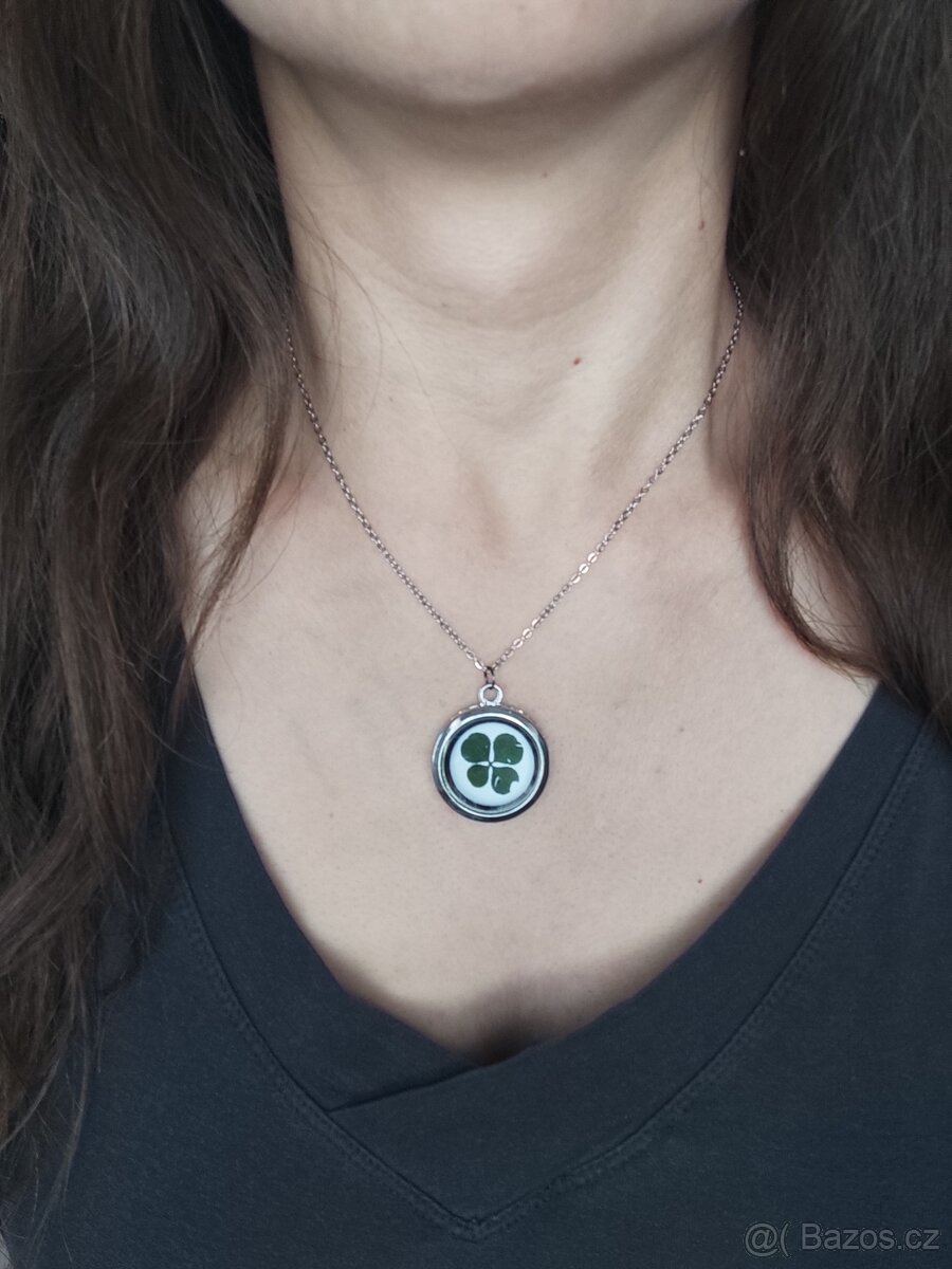 Řetízek s pravým čtyřlístkem (číslo 2) - 2