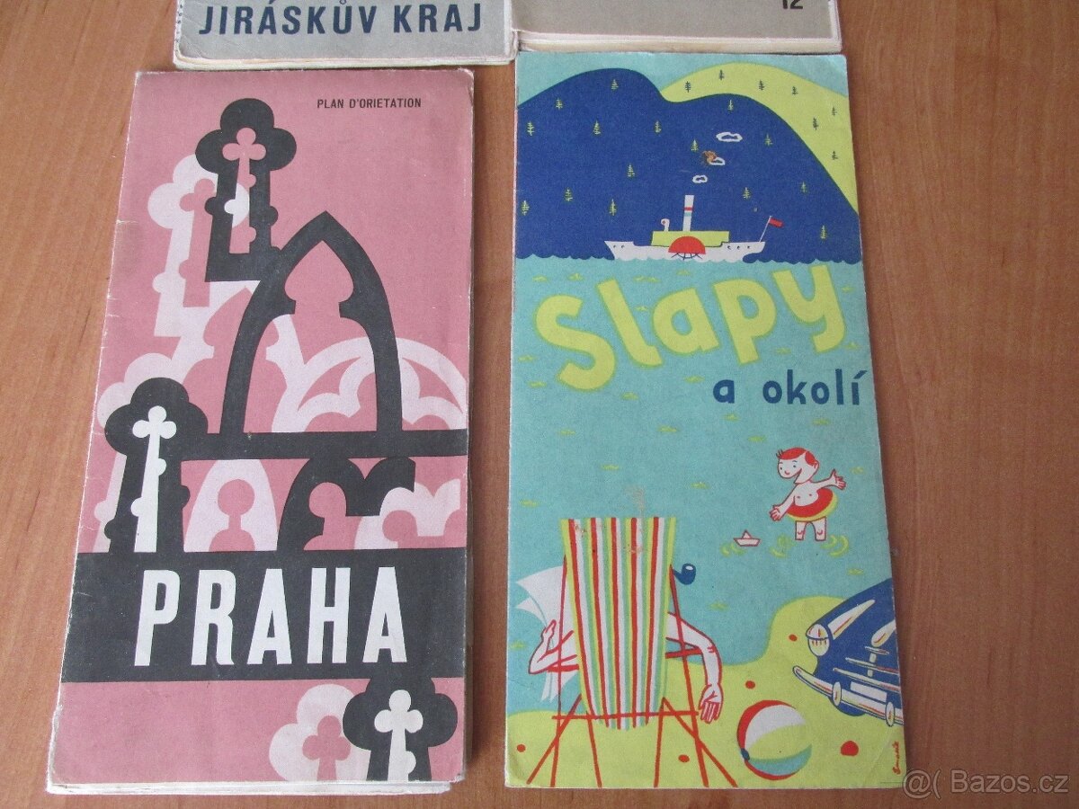staré mapy a průvodce - 2