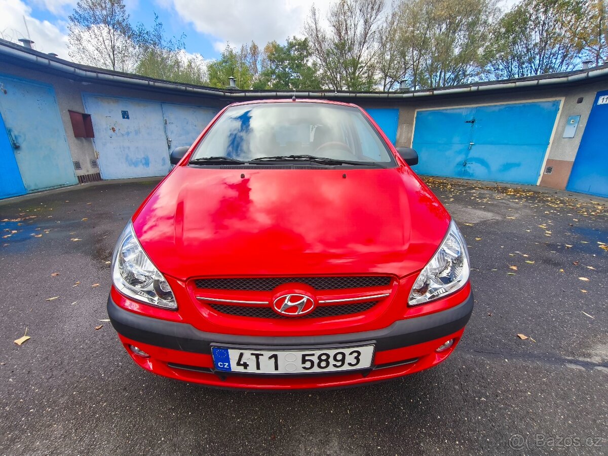 Hyundai Getz 1.1, 49kW, ČR, najeto 69000 km, ruční ovládání - 2