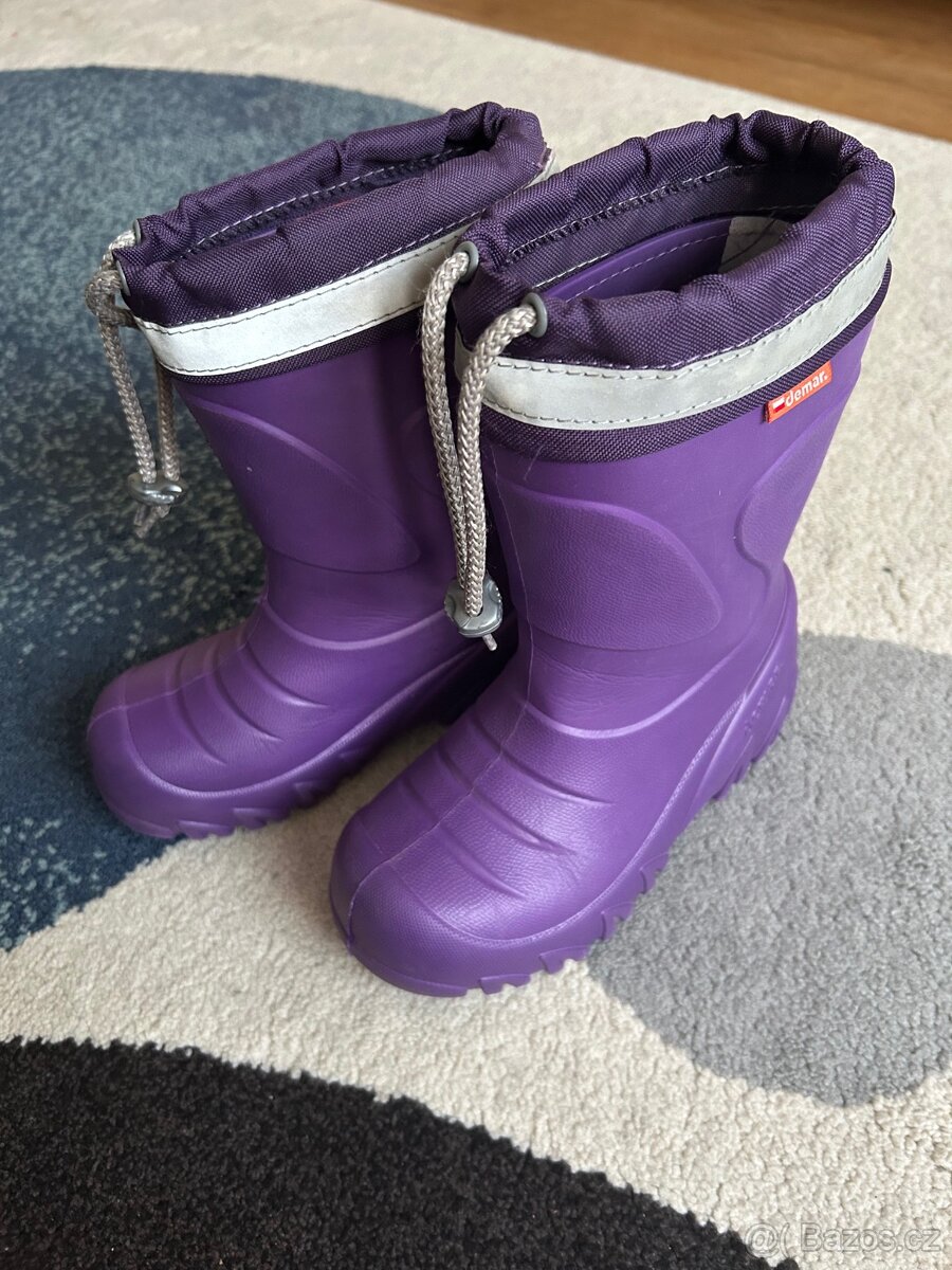 Dětské zateplené holínky Demar vel. 30/31 - 2