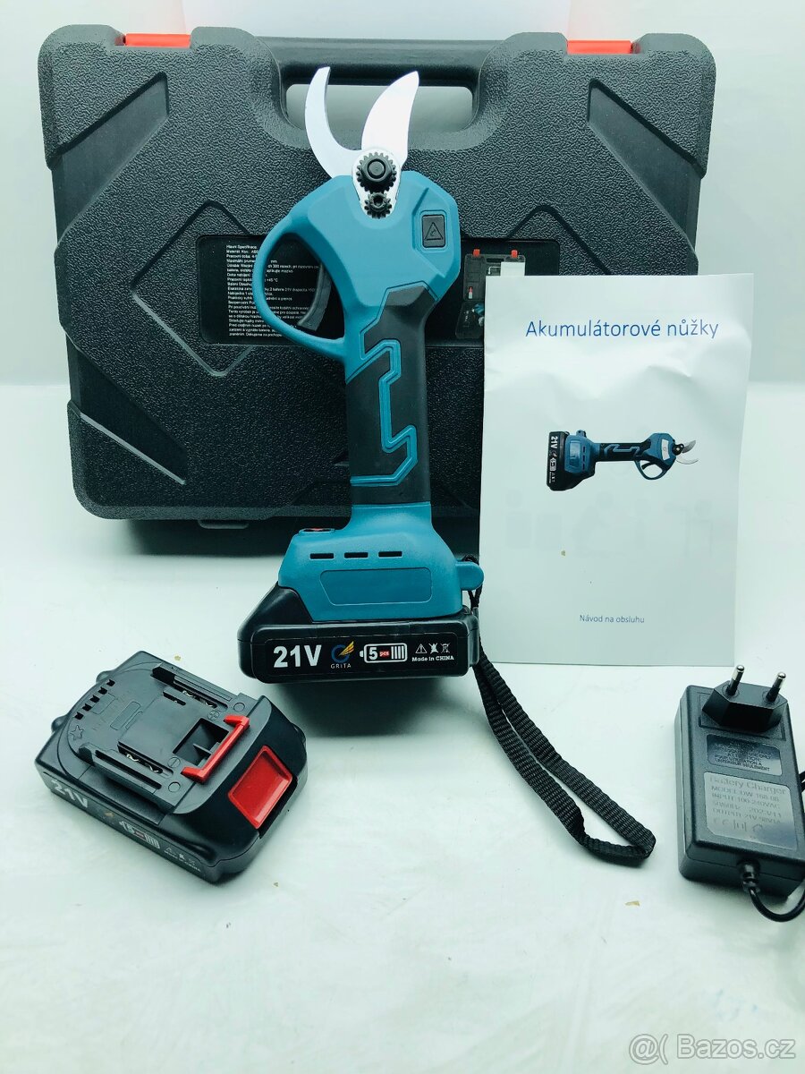 Aku nůžky + 2x baterie - 2