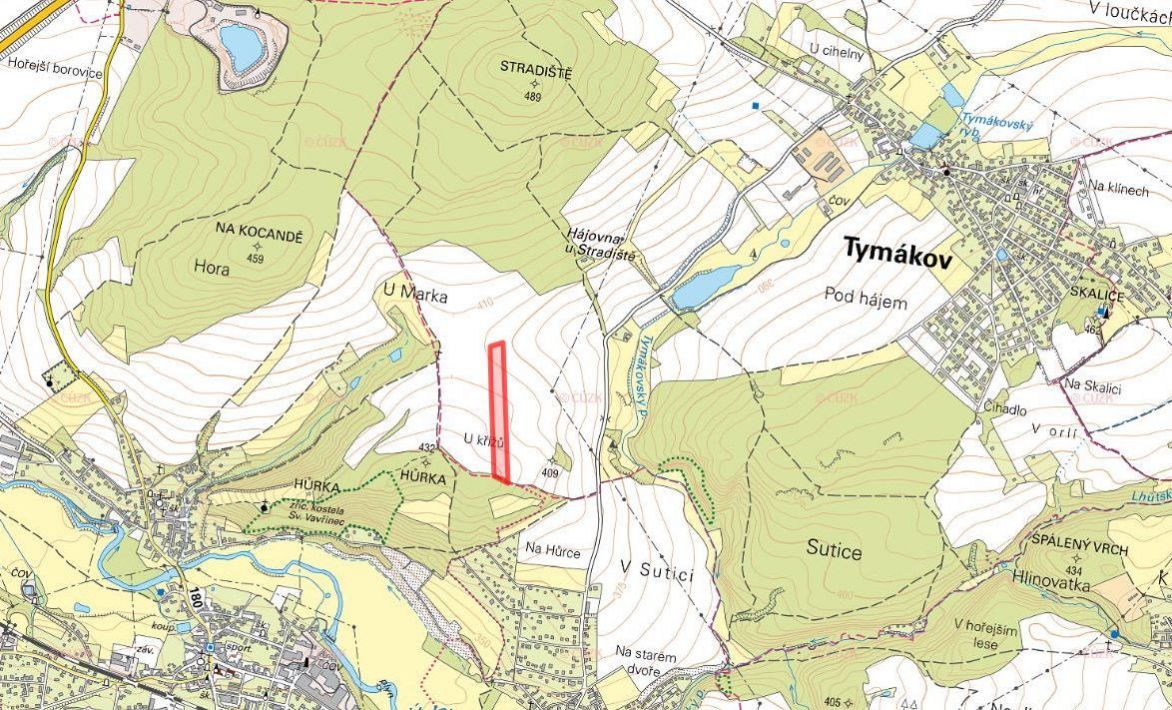 Zemědělská půda, prodej, Tymákov, Plzeň město - 2