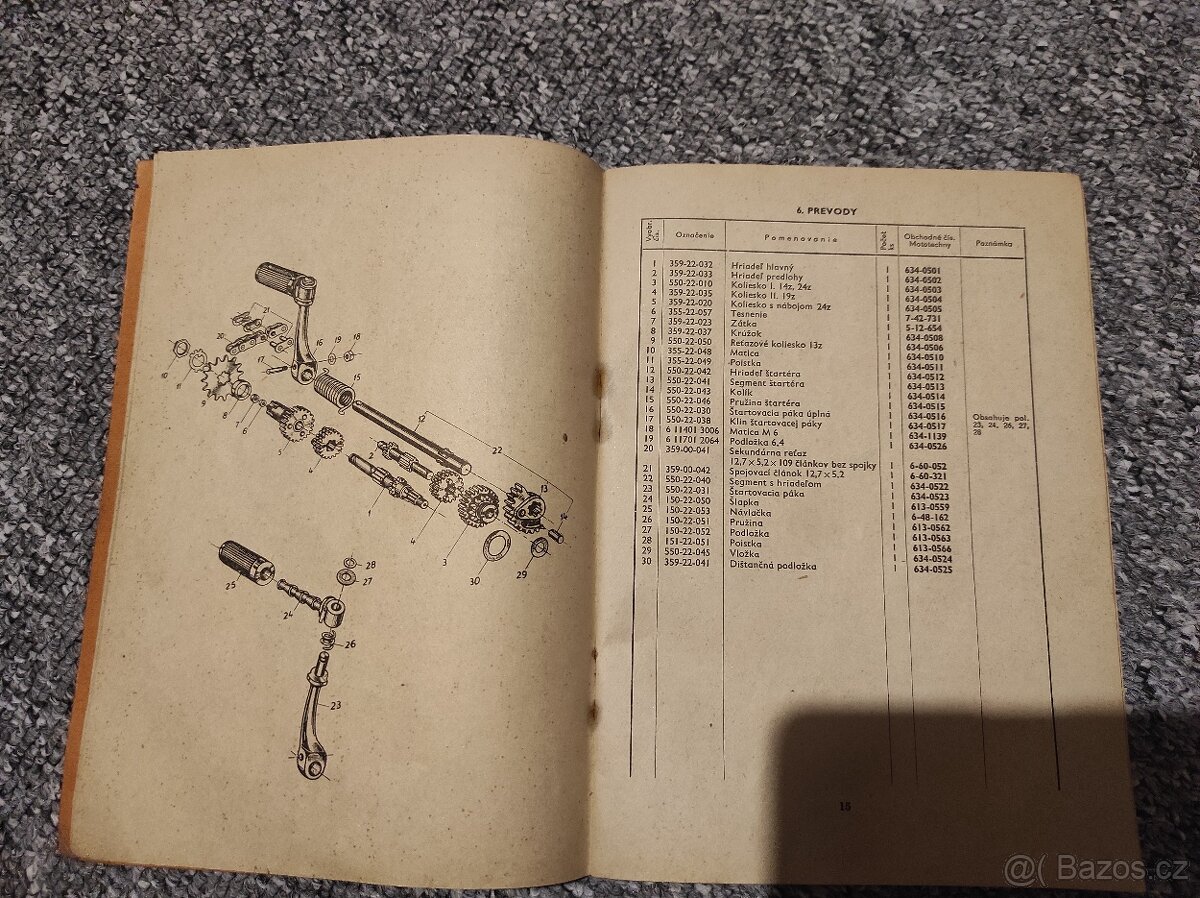 Katalog ND Jawa 50/555 - 2