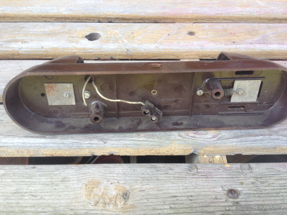 ČSD bakelitové světlo lampička nástěná z vagonu - 2