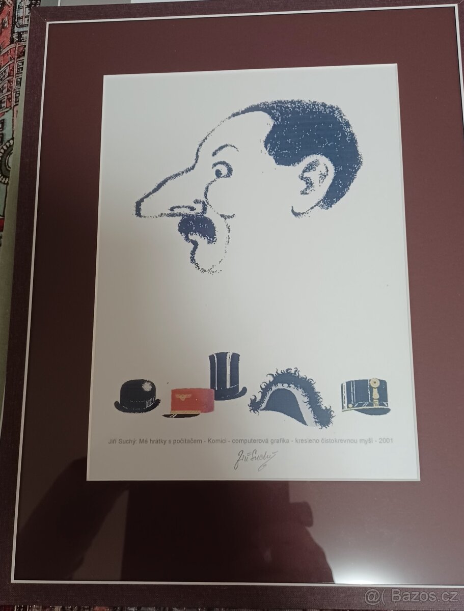JIŘÍ SUCHÝ. OBRÁZKY S ORIGINÁLNÍM PODPISEM - 2