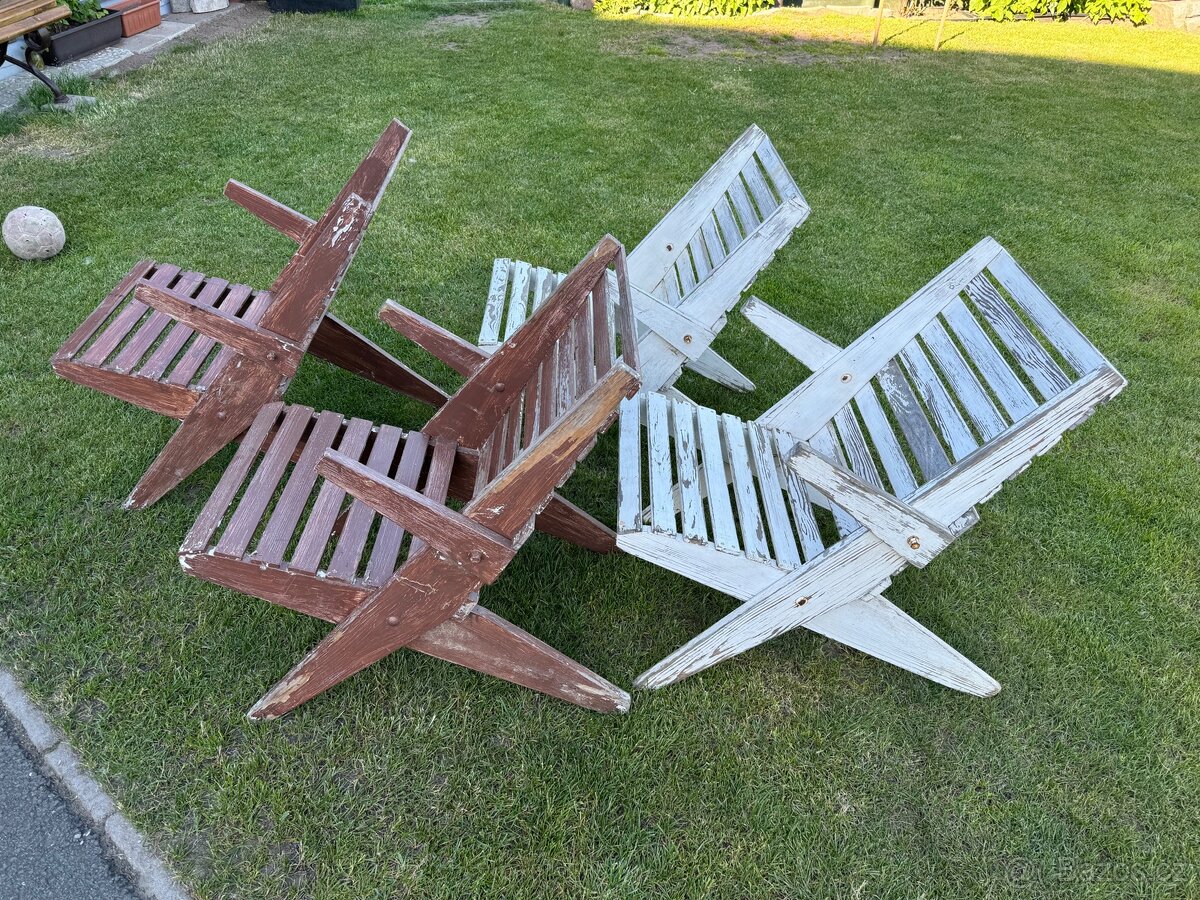 Zahradní židle rozkládací - 2