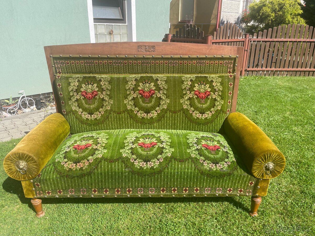 Historický otoman / gauč - 2