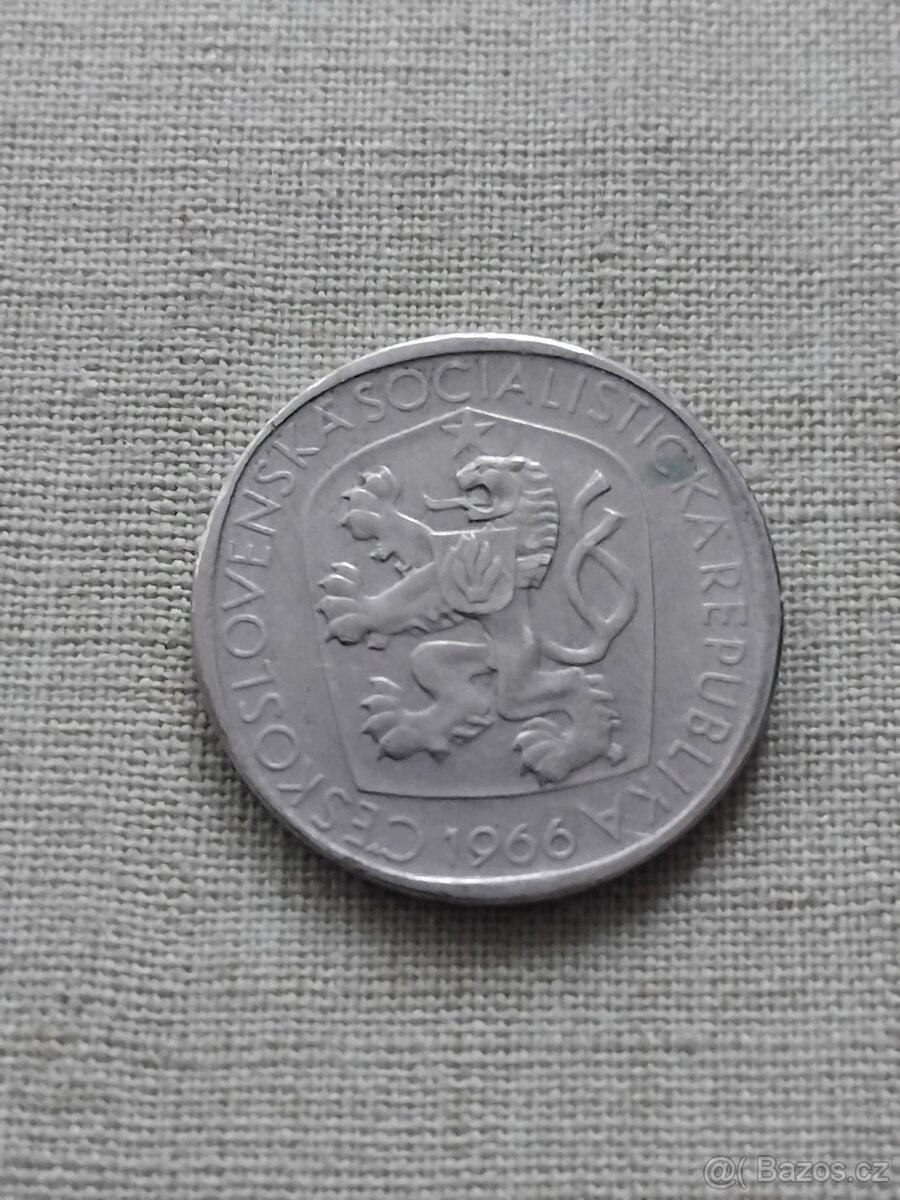 3 koruny 1966 CSSR - 2
