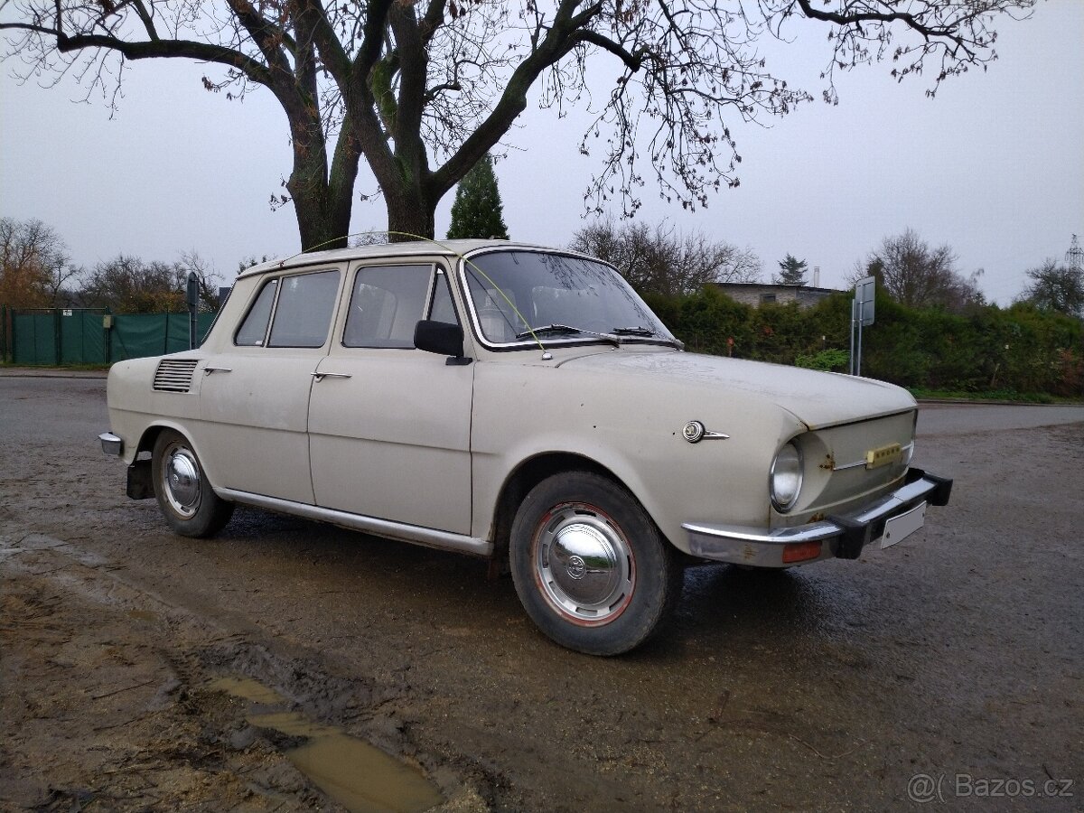 Škoda 110 L prvomodel, rok 1970 - 2