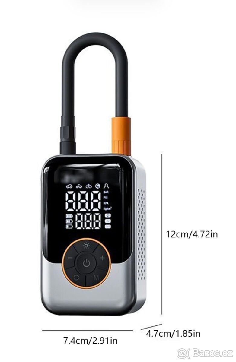 Akumulatorovy kompresor hustilka pumpicka - 2