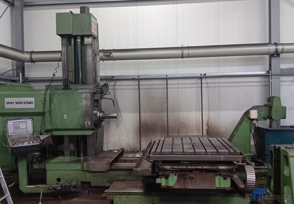 Horizontální vyvrtávačka WH105 CNC, 1999, 16000 prac. hodin - 2