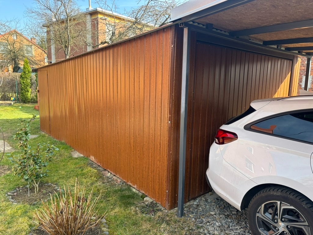 Plechová garáž 6x3,5 - 2