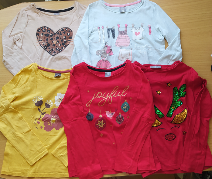 Oblečení pro holku (19 ks) - vel. 134 - 2