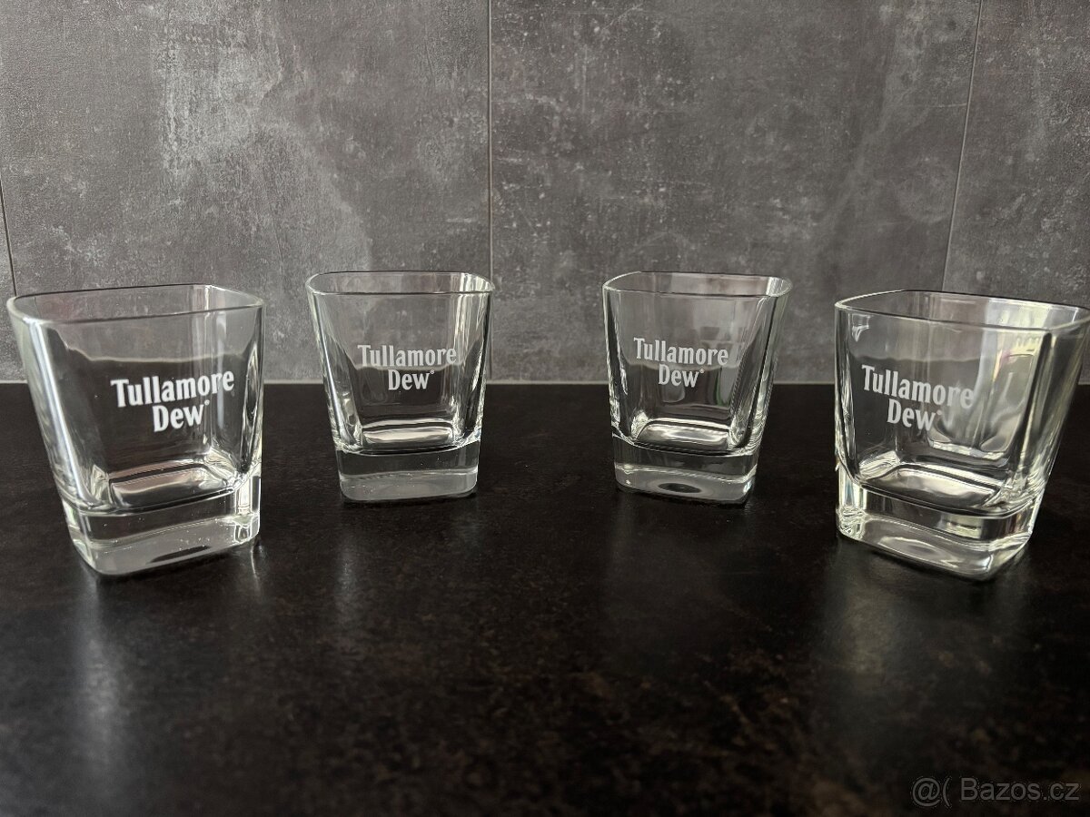 set 4 skleničky Tullamore Dew, cena za vše - 2