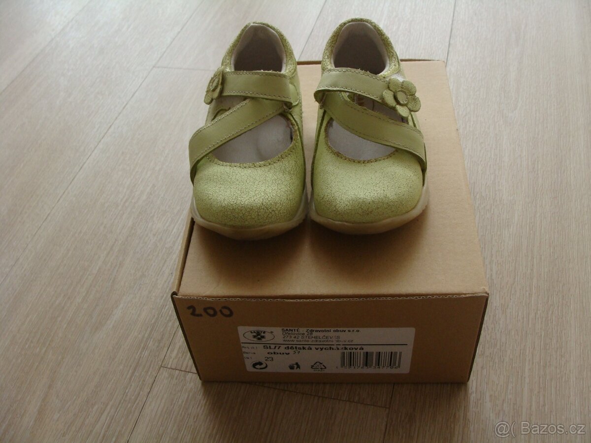 Dětské kožené boty zn. Santé, vel.23 - 2