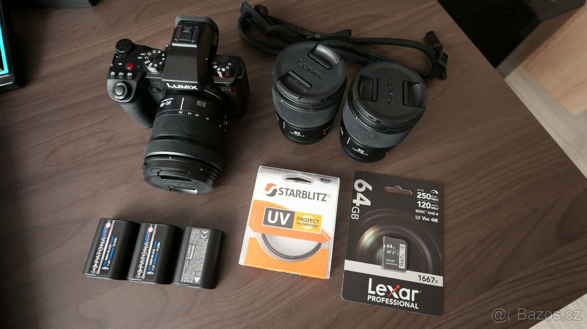 Panasonic S5MII se 3 objektivy a v záruce - 2