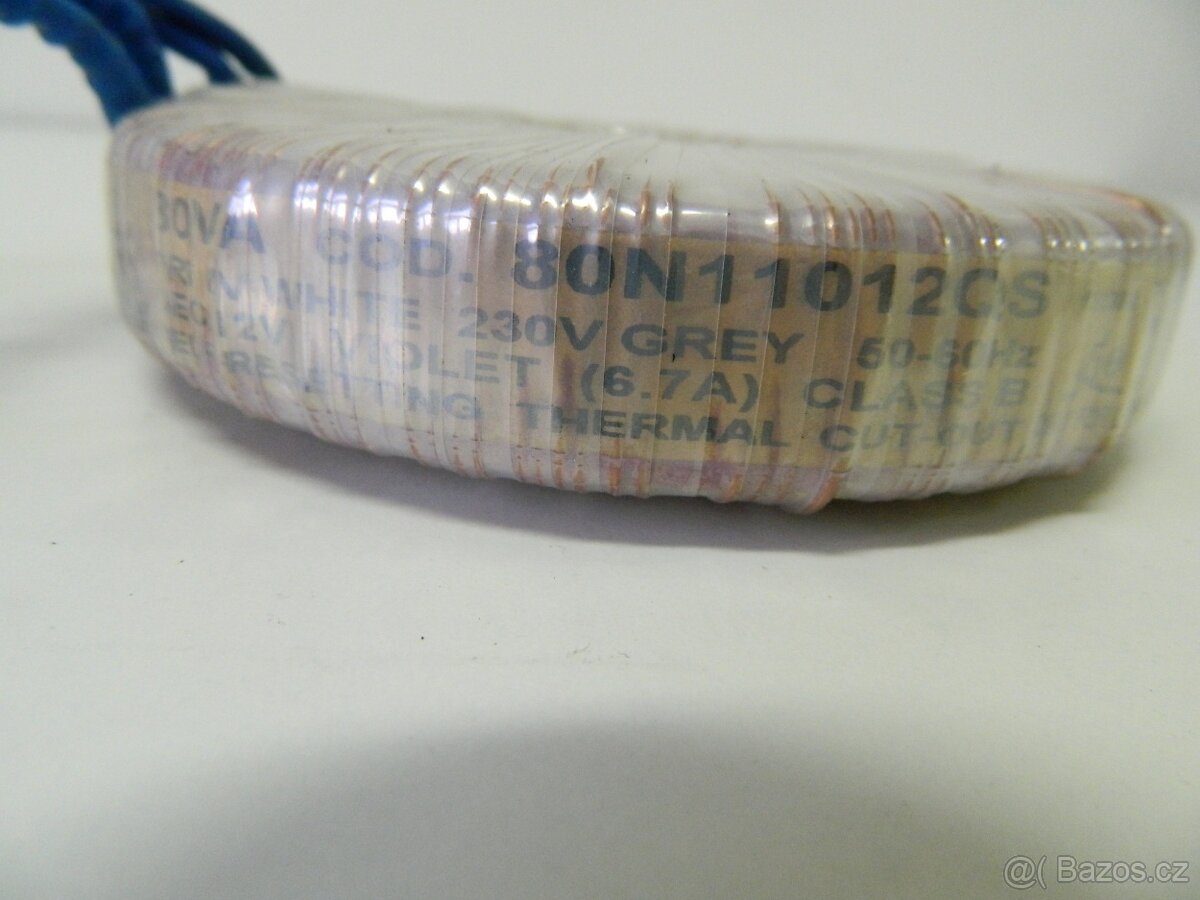 Trafo - toroid 230/12V, 6.7A - 2