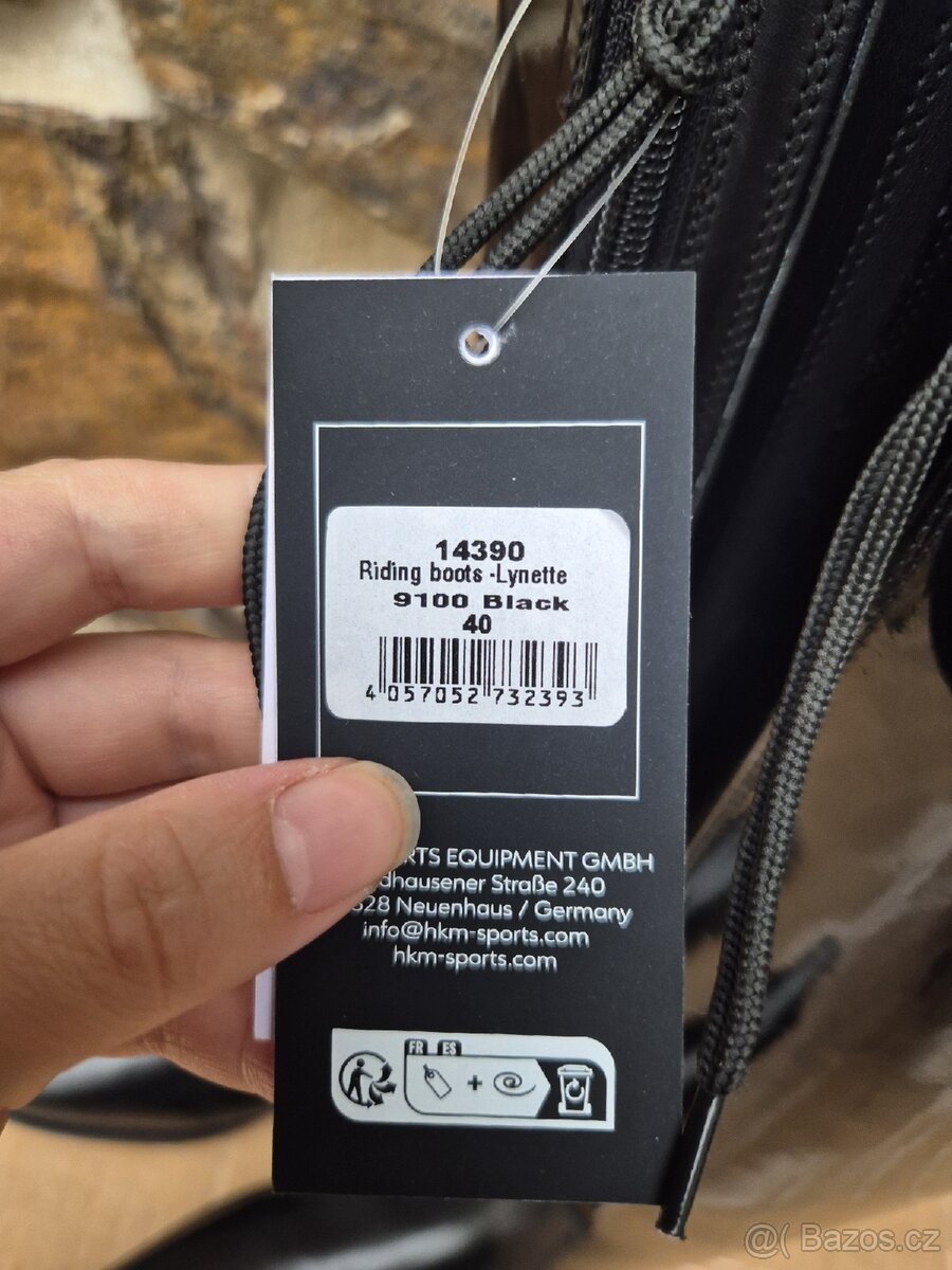 Vysoké jezdecké boty HKM 40 - 2