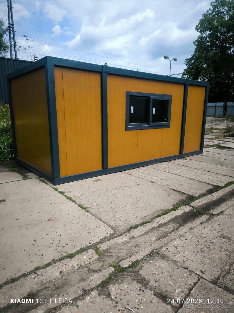 Kontejner 3x6m s vydejnim oknem. - 2