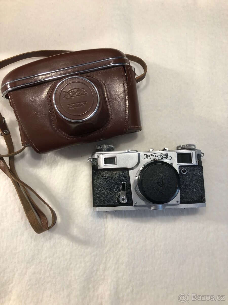 Retro fotoaparát Kiev 4/4A kompletní set - 2