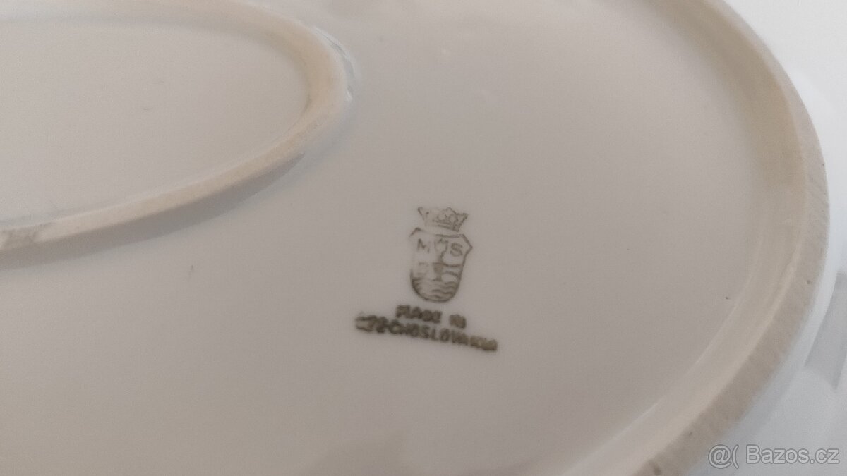 Tác porcelán oválný 32 x 22 cm - 2