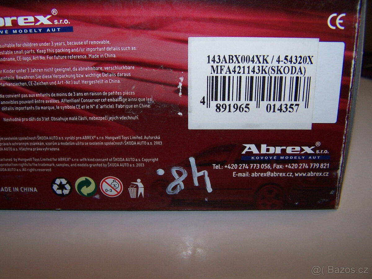 Škoda Fabia I Combi (2000) - Pet-Medic, 1/43 ABREX - 2