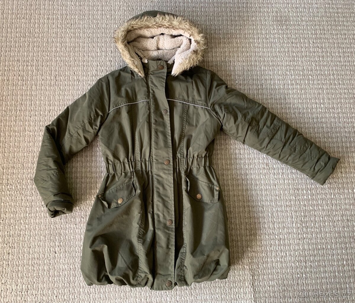 Zimní dívčí parka, vel.146/152 - 2