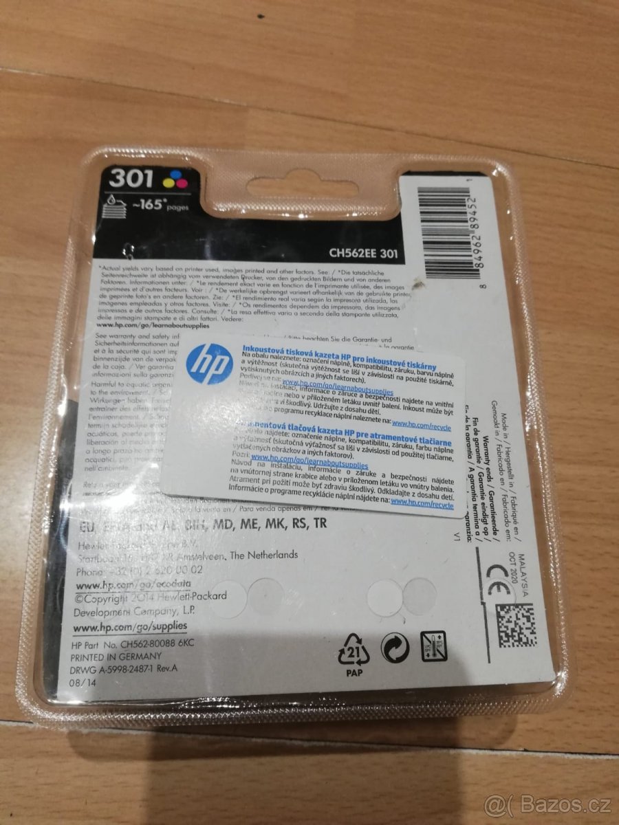 Náplň do tiskárny HP CH562EE#301 - 2