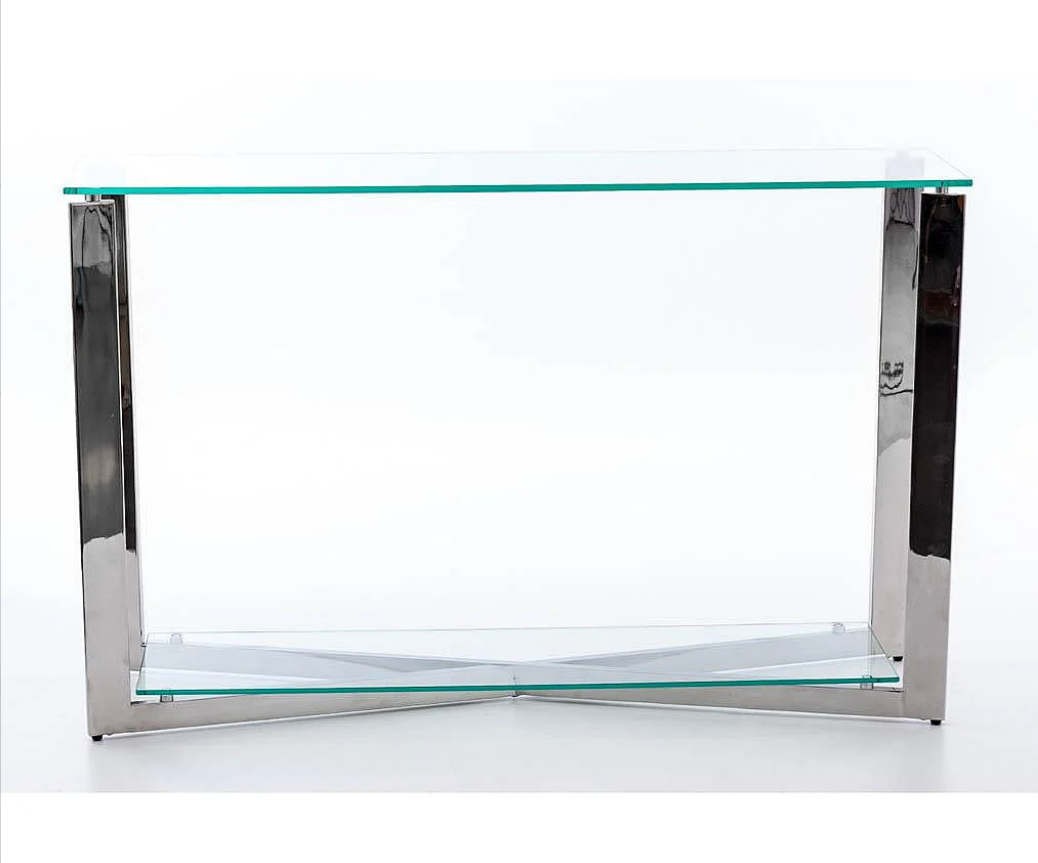 KONZOLOVÝ + KONFERENČNÍ STOLEK SKLENĚNÝ - 2