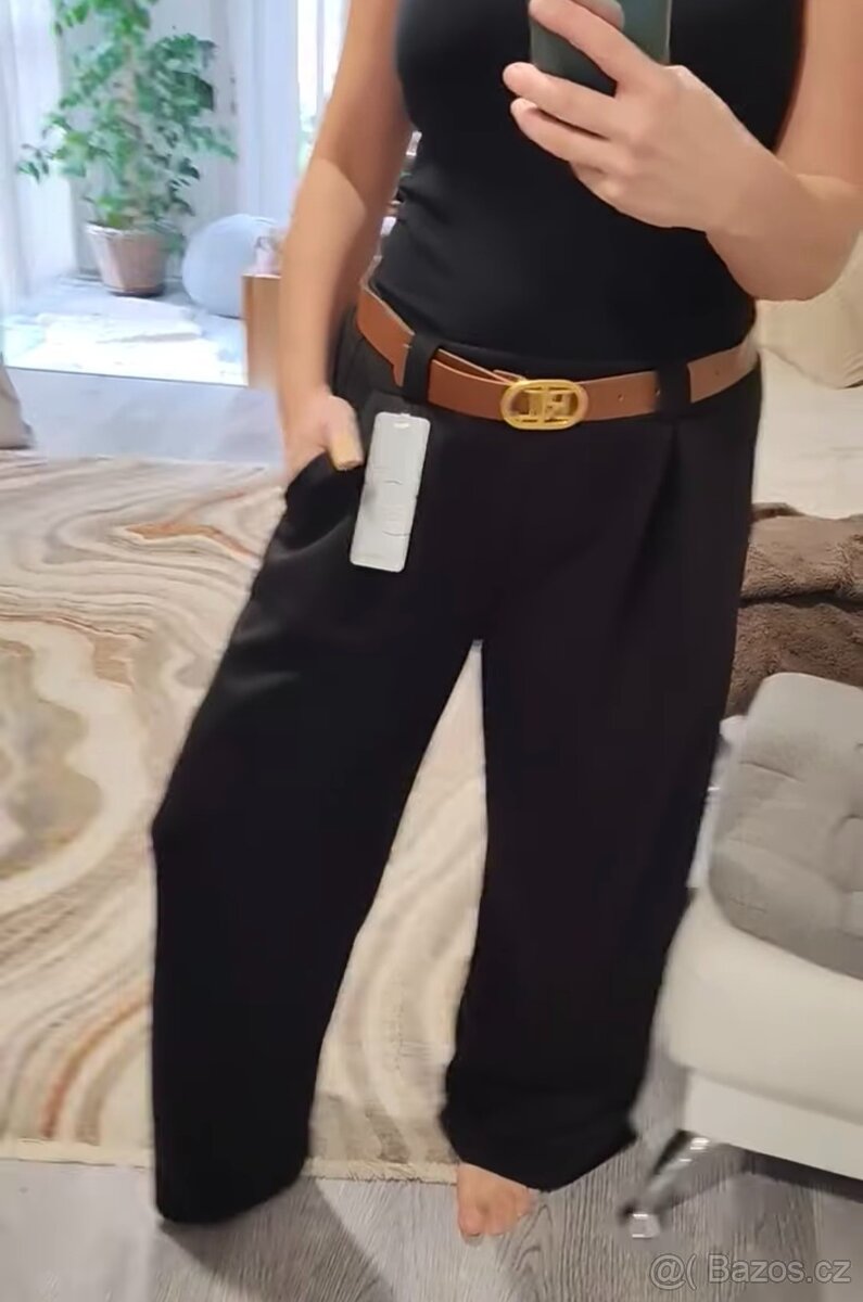 Kalhoty s páskem - 2