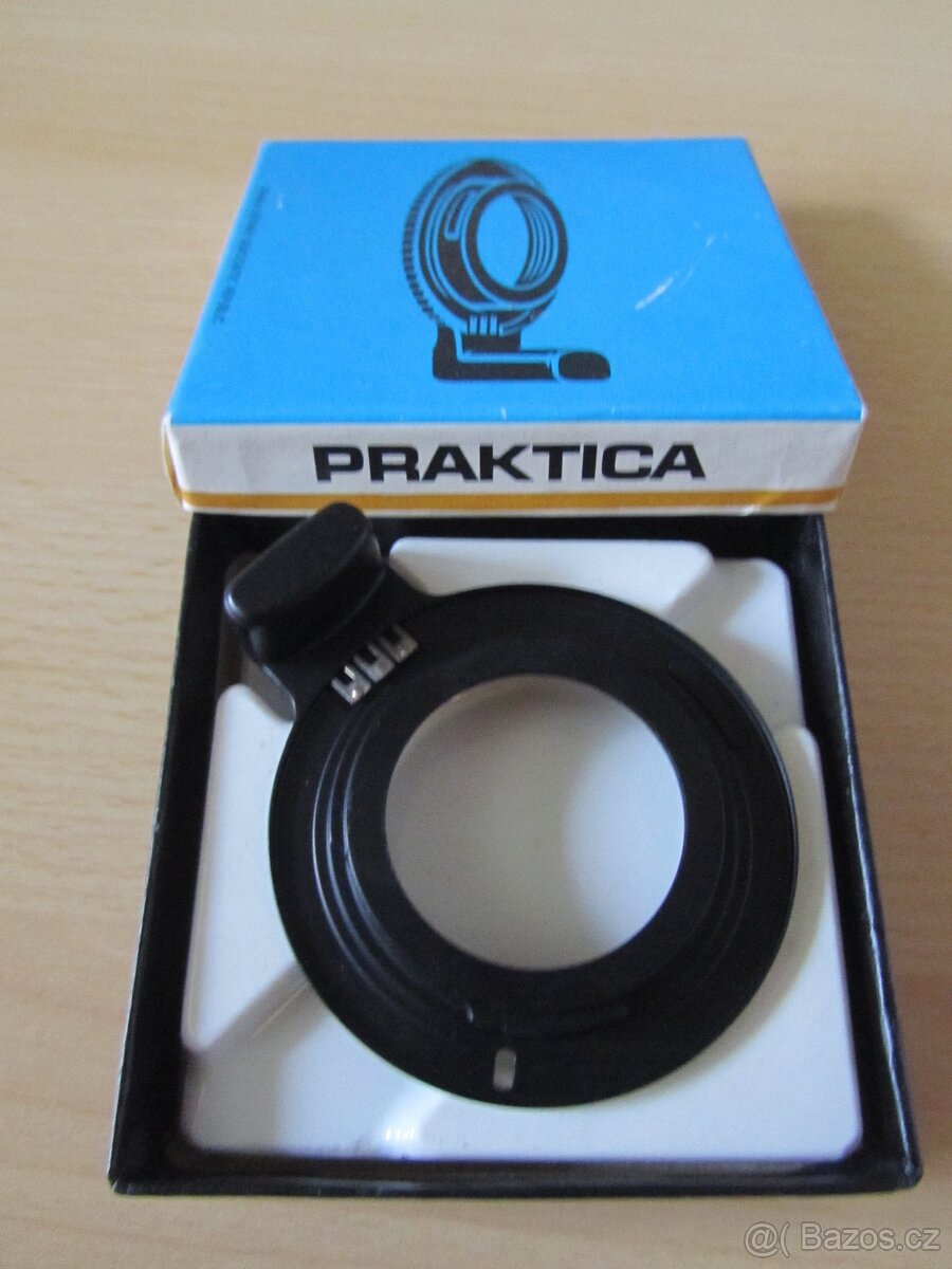 Praktica B redukce pro objektivy M42 originál - 2
