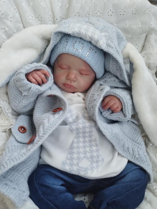 Zajíčková 2 dílná sada - 48% merino - 2