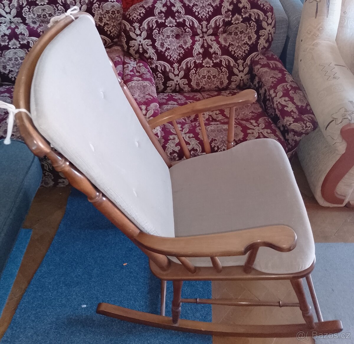 Celo dubové houpací křeslo - 2