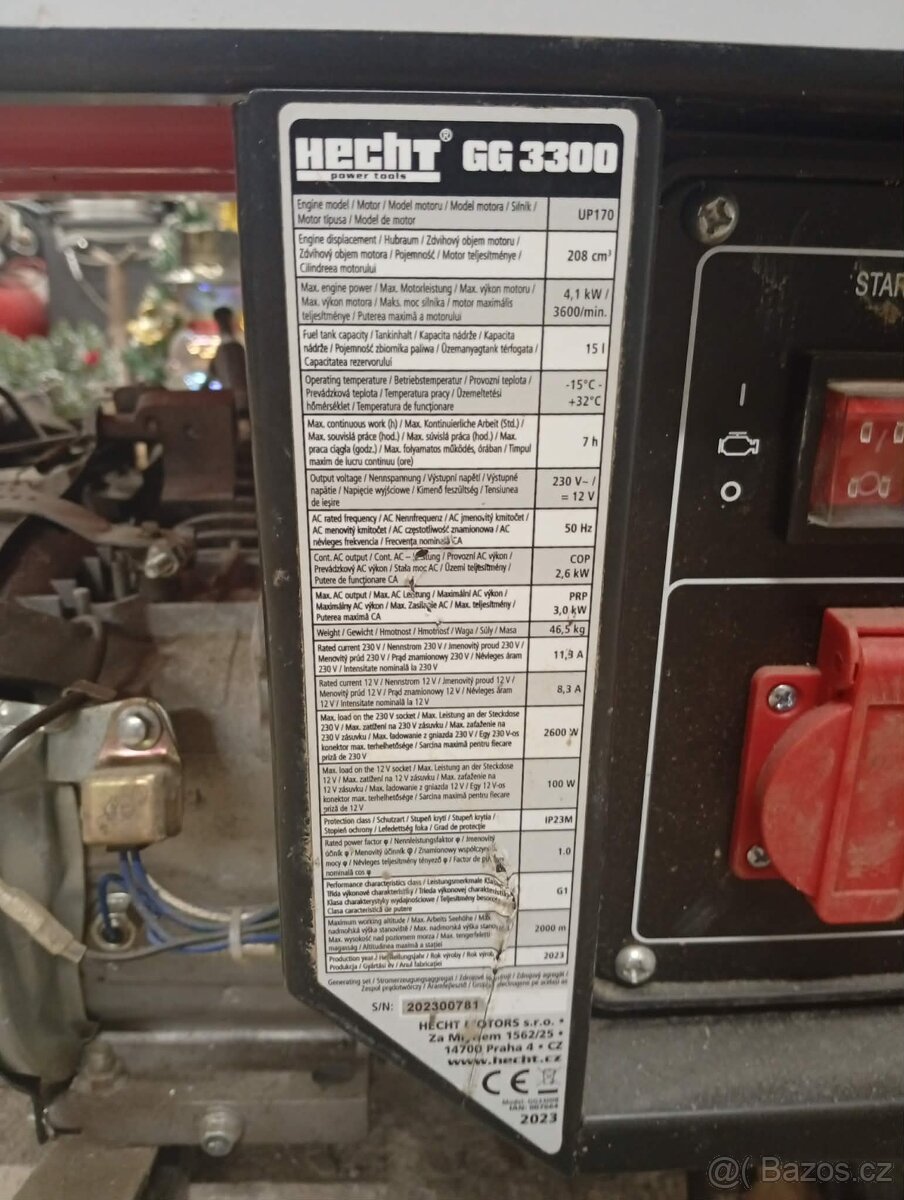Prodám elektro centrálu hecht - 2