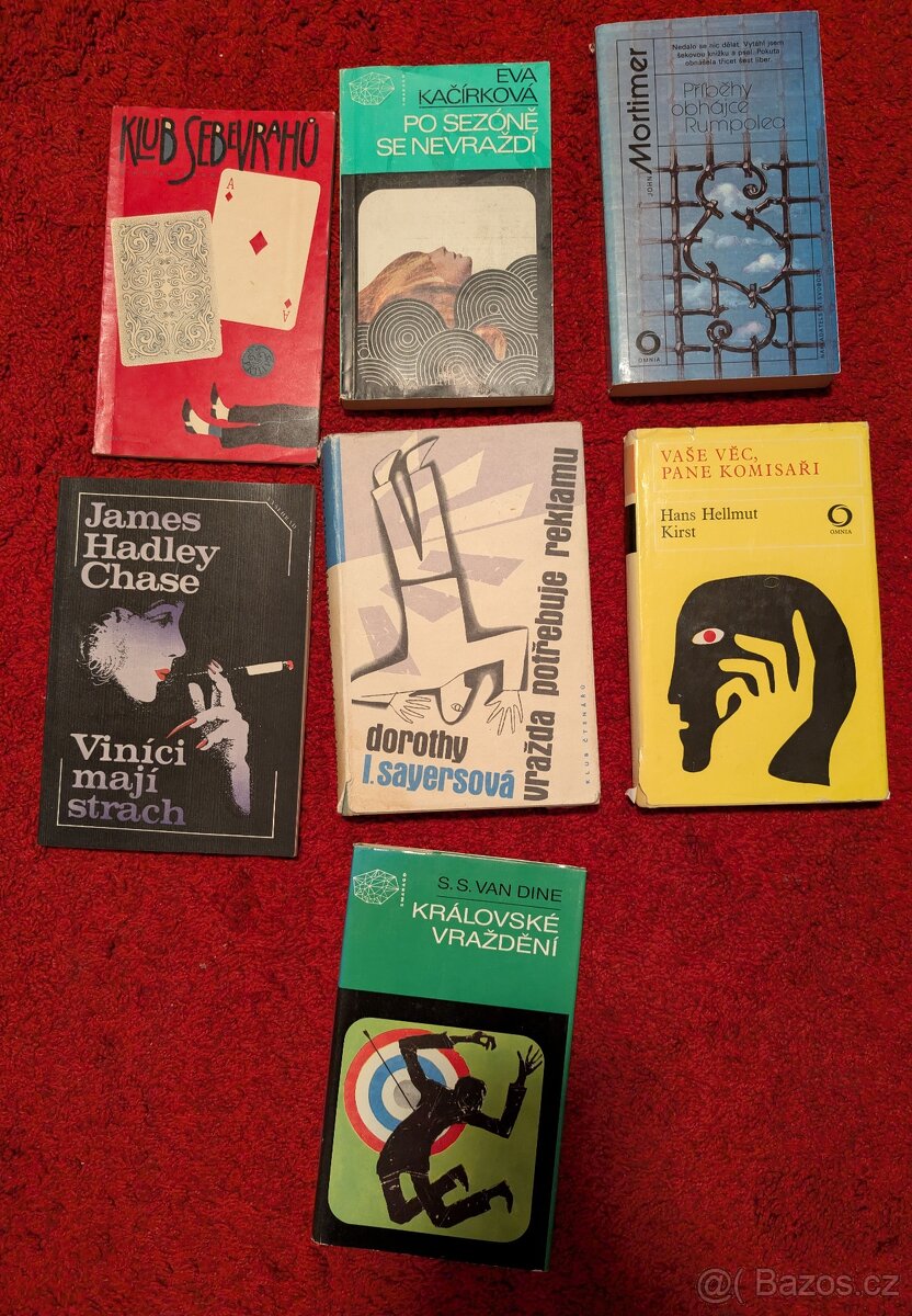 Různé starší krimi knihy - 2