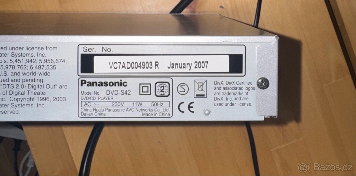 💿 Panasonic DVD přehrávač - 2