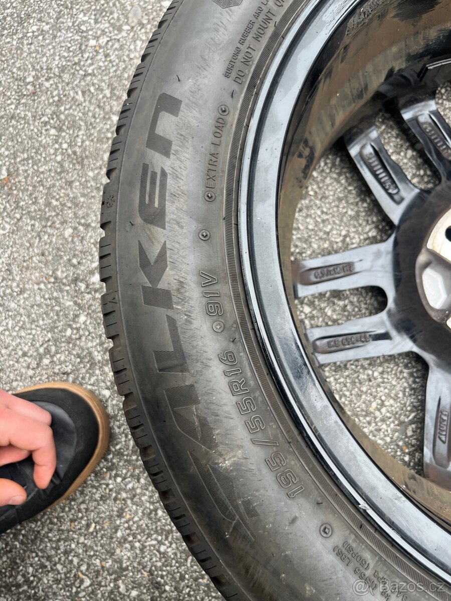 4x Alu Kola 4x108 r16+zimní pneu - 2