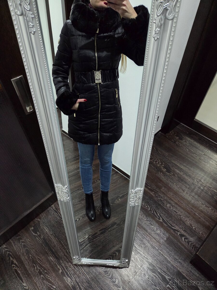 Cerny zimni kabat Mayo Chix - 2