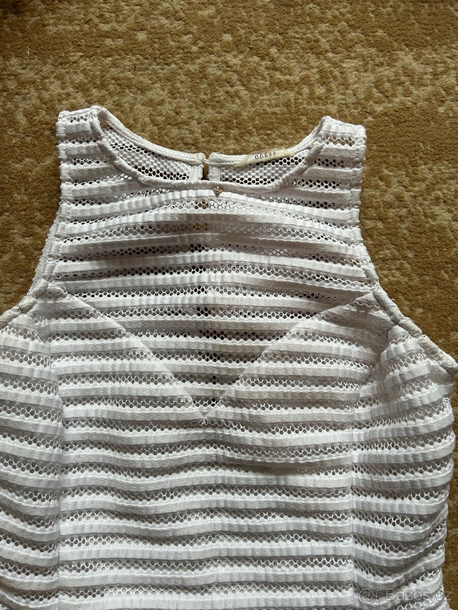 Bílé šaty Guess, vel. S - 2