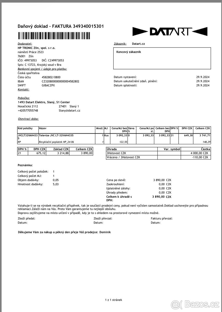 Chytrá televize JVC úhlopříčka 80cm - 2